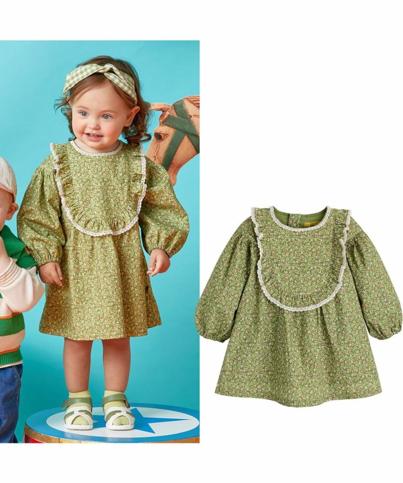 カミフリルデザインワンピース | おしゃれな子供服 moimoln（モイモルン） 公式Online Store