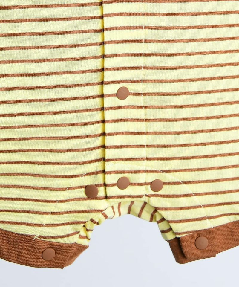 SOFT&】コリーンボーダーカバーオール | おしゃれな子供服 moimoln