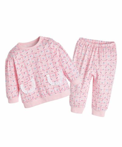 ルームウェア】フラワーフリルトップス＆パンツ | おしゃれな子供服 moimoln（モイモルン） 公式Online Store