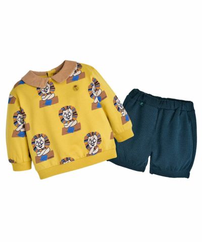 イチナナ モイモルンセットアップ2点セット セットアップ】ライオンカラートップス＆ブルマ | おしゃれな