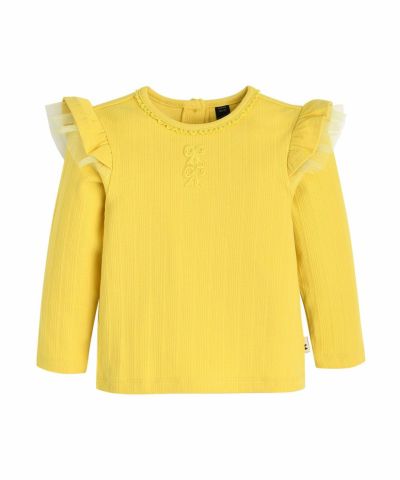 ベキフリルポイントスリムTシャツ | おしゃれな子供服 moimoln