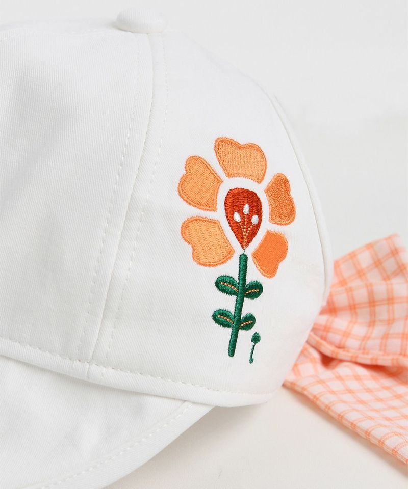 オーダー品（花束、帽子） フラワー刺繍ハット | おしゃれな子供服 moimoln（モイモルン