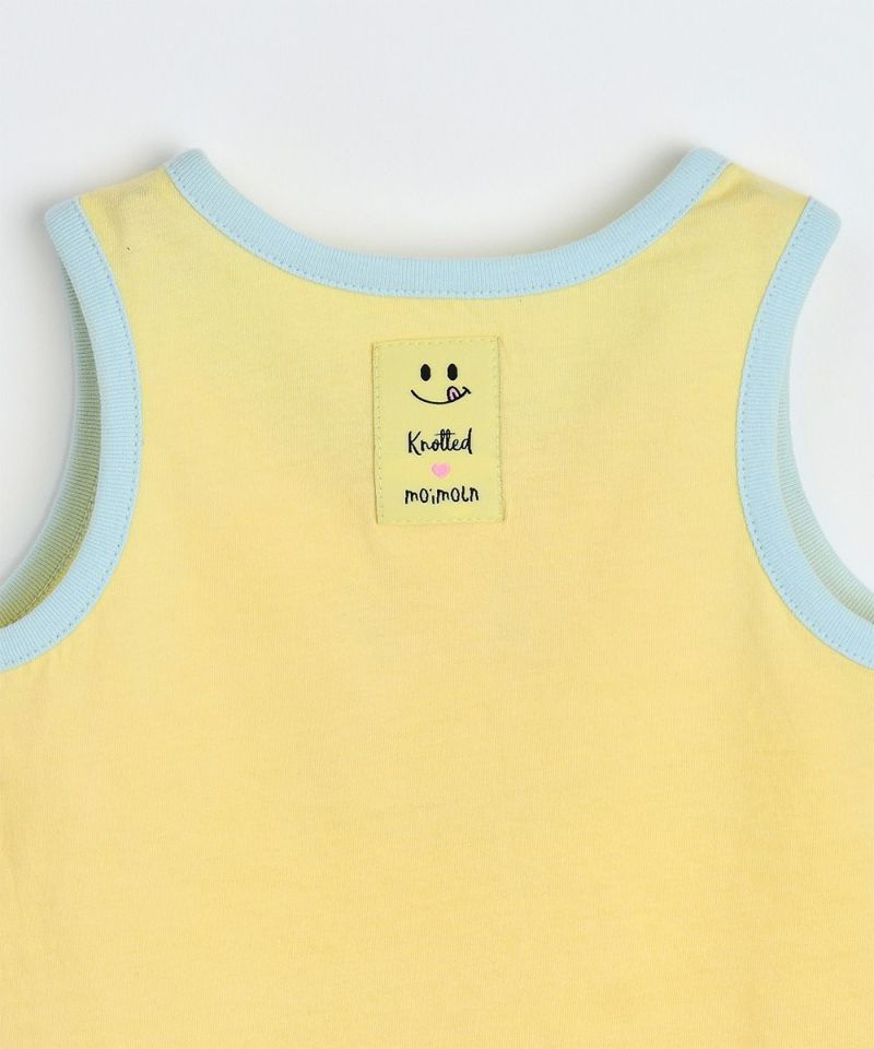 セットアップ】ノーティッド スマイルノースリーブトップス＆パンツ