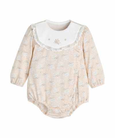 【国内発送・関税込】MONCLER ピケストレッチコットンロンパース バンブーコットン】ベローナロンパース | おしゃれな子供服