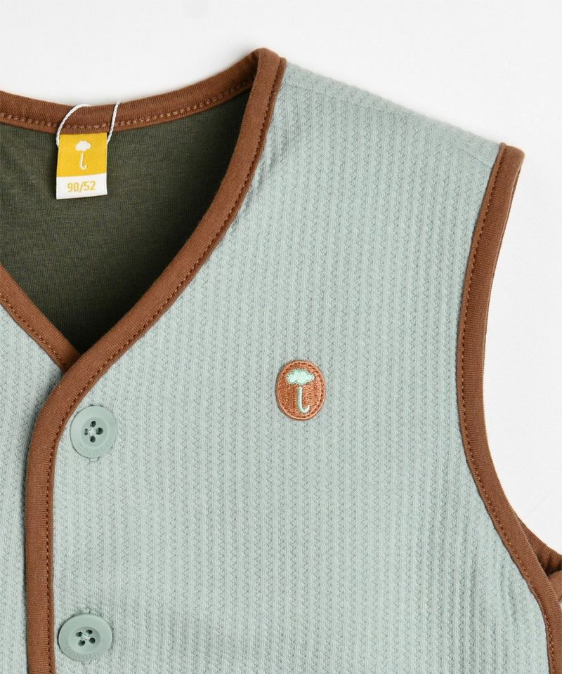 glicoページ　ハンドメイド　子供服 ホームソーイング型紙シリーズ】No.043_こども開襟トップス