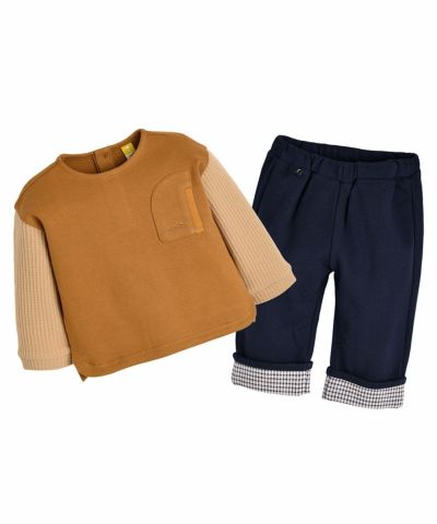 【セットアップ】ポケット付トップス＆パンツ