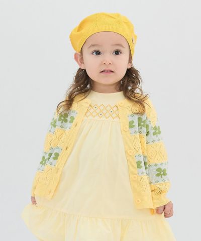 新品未使用　moimoln 90サイズ　セットアップ　ニット　カーディガン カラーニットカーディガン | おしゃれな子供服 moimoln