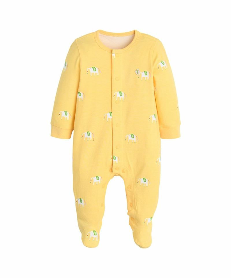 モダールコットン】エレファントカバーオール | おしゃれな子供服