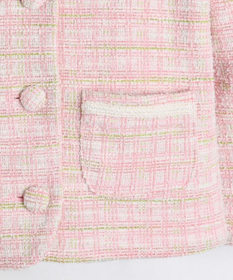 【専用】CARLA ピオニーツイードジャケット　1 専用】CARLA ピオニーツイードジャケット 1 専用】CARLA