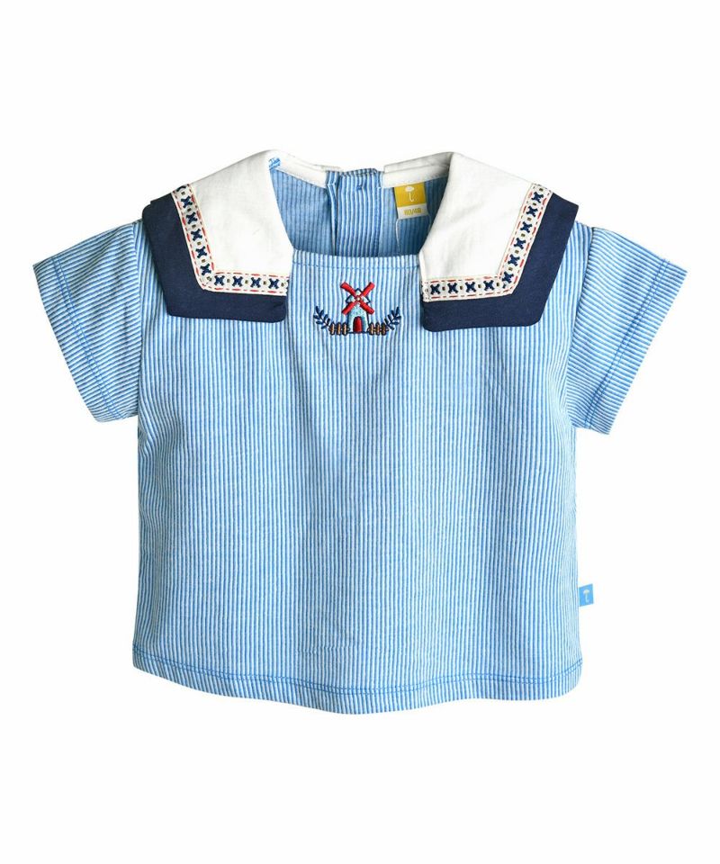 セットアップ】マリリン刺繍ポイントトップス＆パンツ