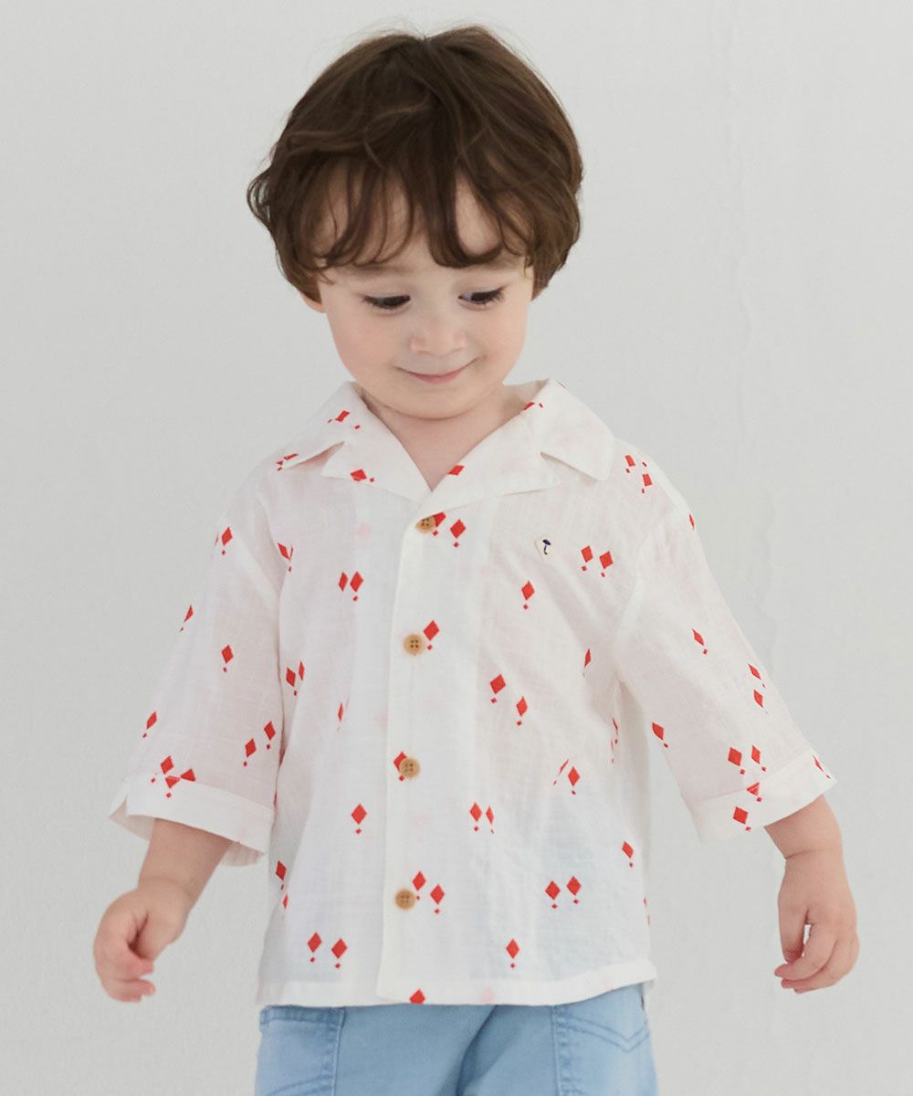 モデル身長：88cm　着用サイズ：100