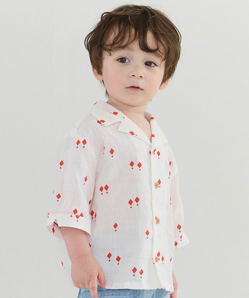 モデル身長：88cm　着用サイズ：100