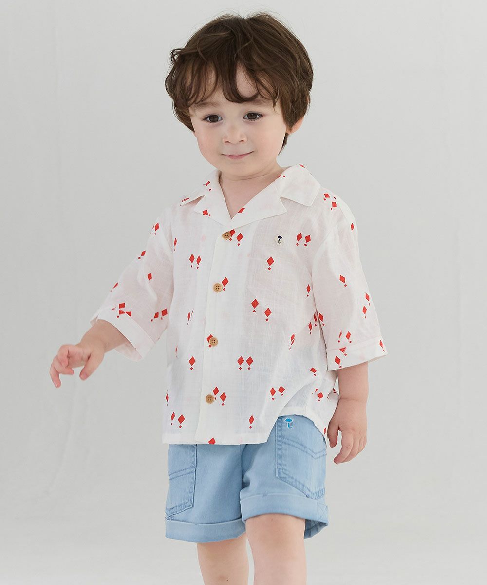 モデル身長：88cm　着用サイズ：100