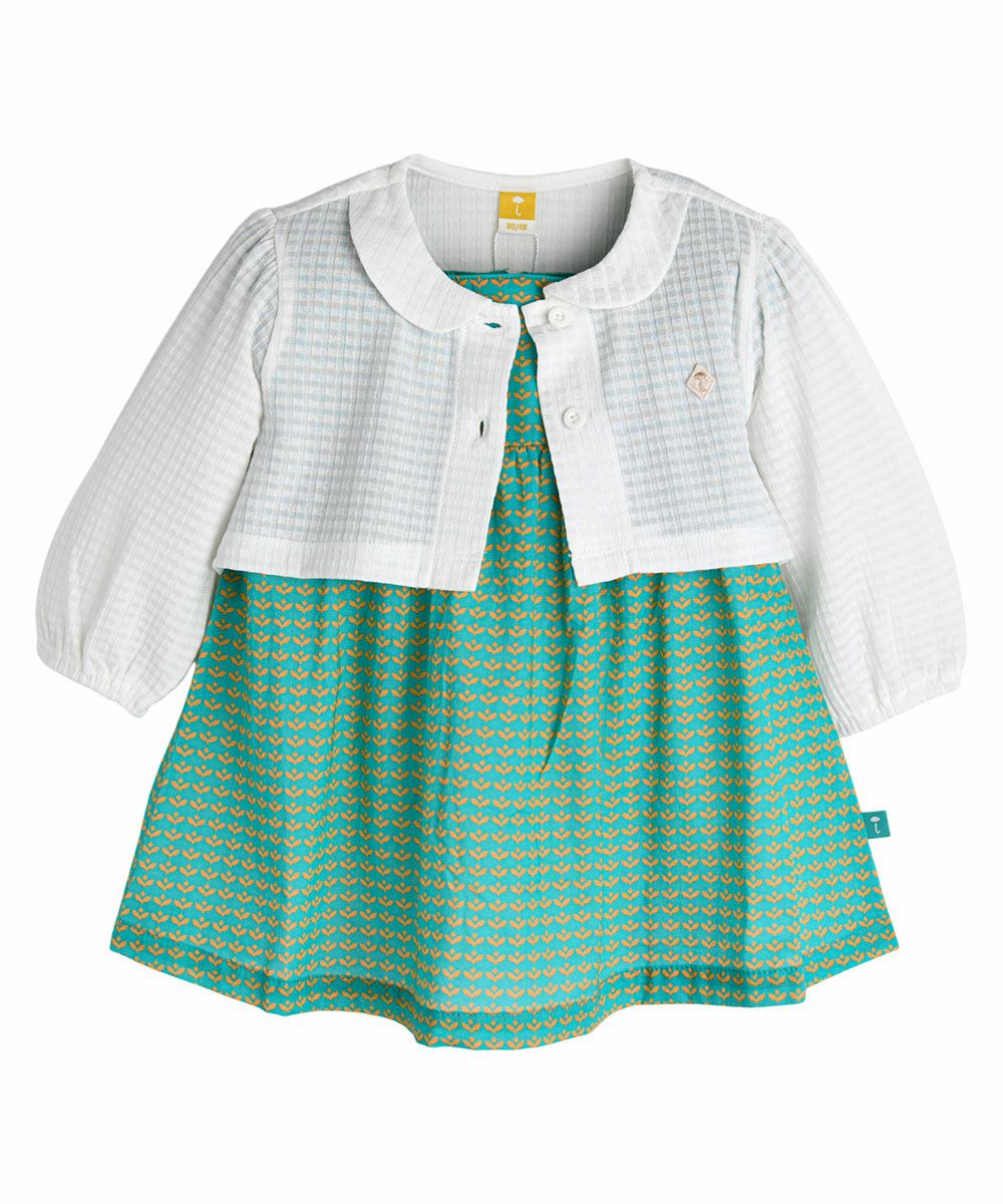 2点セット】ミンティカーディガン＆ワンピース | おしゃれな子供服