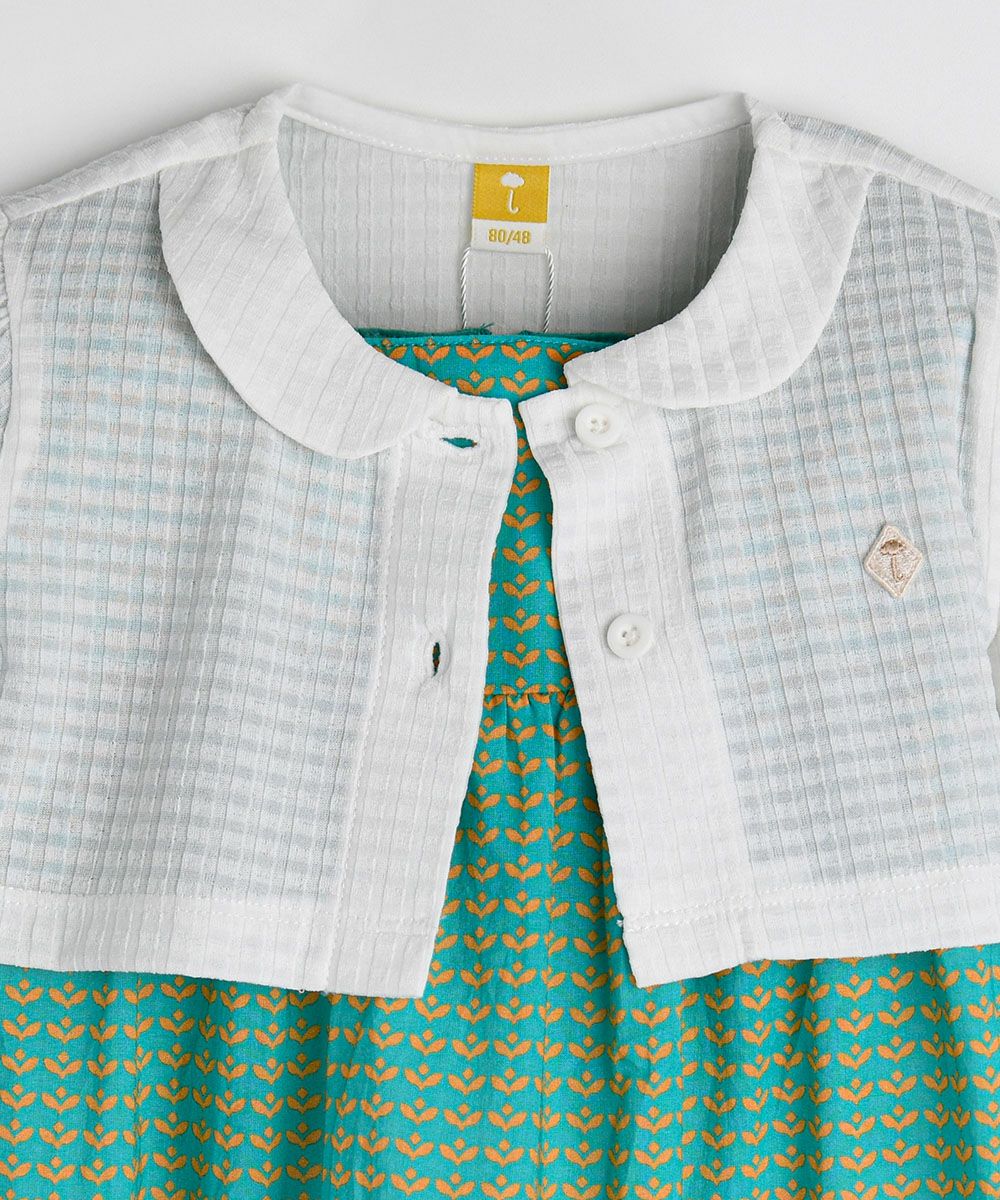 2点セット】ミンティカーディガン＆ワンピース | おしゃれな子供服