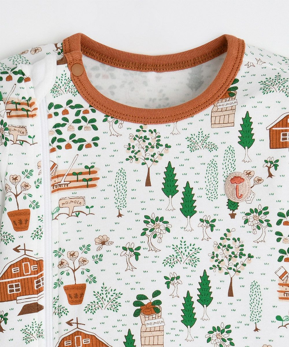 パークファスナー付きカバーオール | おしゃれな子供服 moimoln