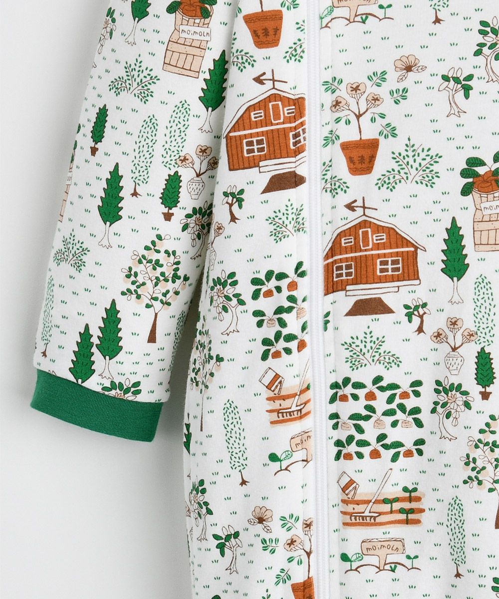 パークファスナー付きカバーオール | おしゃれな子供服 moimoln