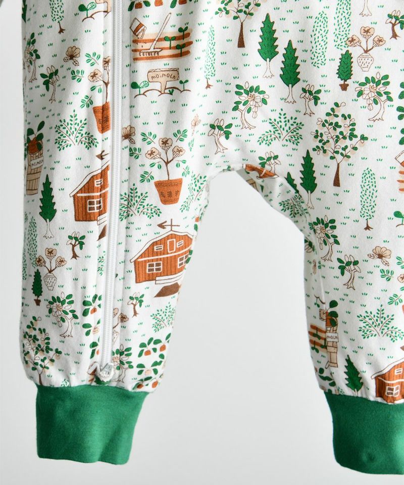 パークファスナー付きカバーオール | おしゃれな子供服 moimoln