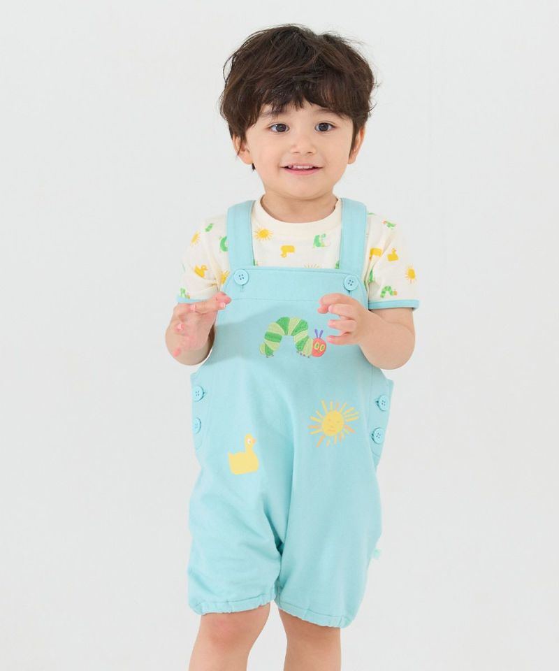 ERIC CARLE X moimoln】BOYSモノグラムTシャツ＆オーバーオール