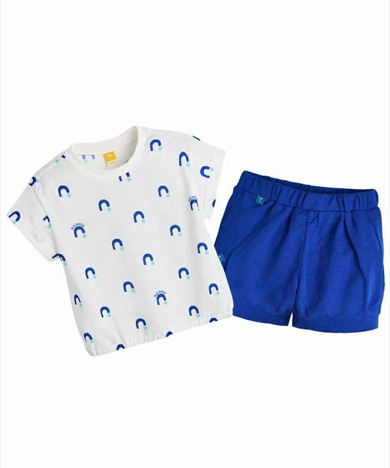 セットアップ】マリン半袖トップス＆パンツ | おしゃれな子供服