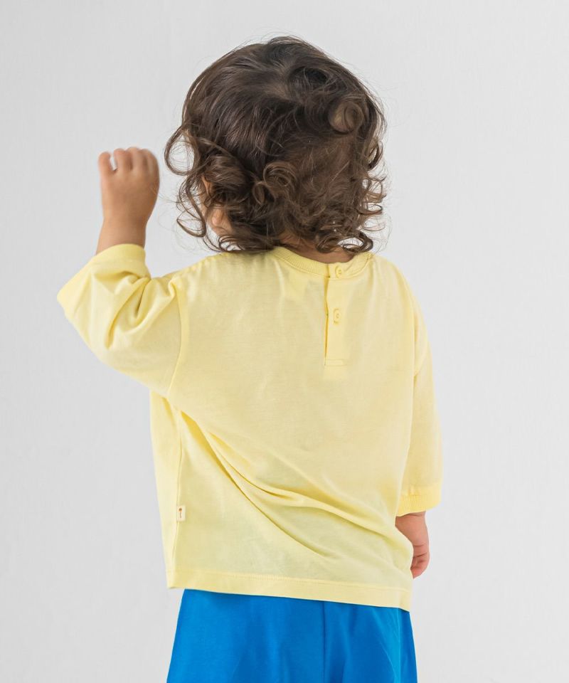 SOFT&】ブイ7分丈Tシャツ | おしゃれな子供服 moimoln（モイモルン