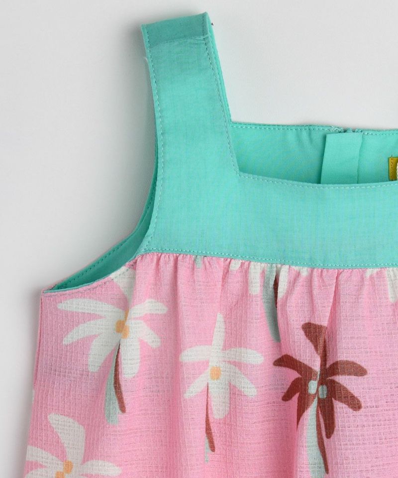 サマーオーシャンノースリーブワンピース | おしゃれな子供服 moimoln