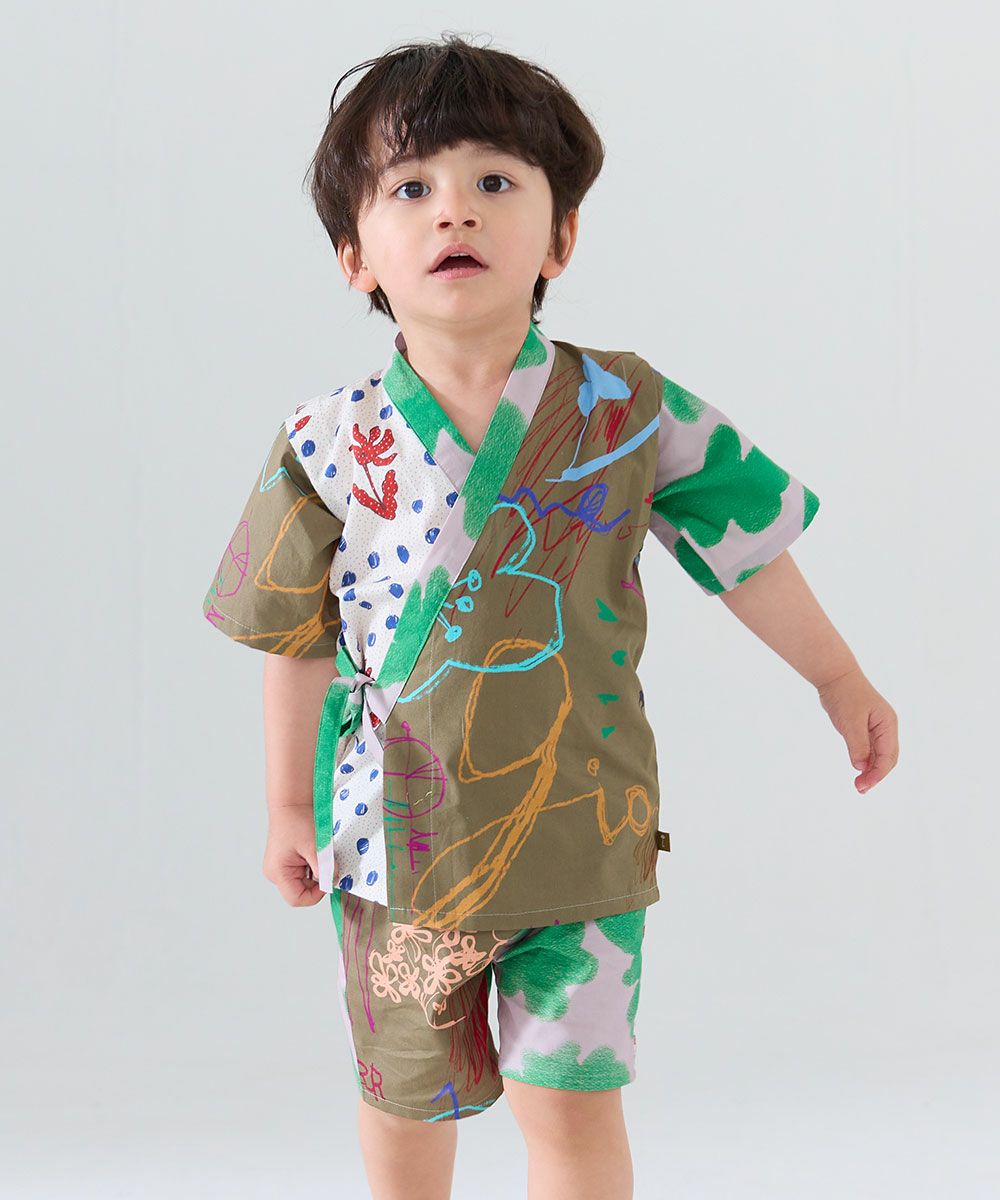 モデル身長：90cm　着用サイズ：90