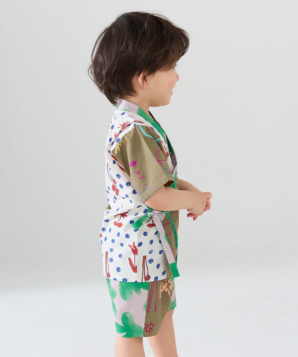 モデル身長：90cm　着用サイズ：90