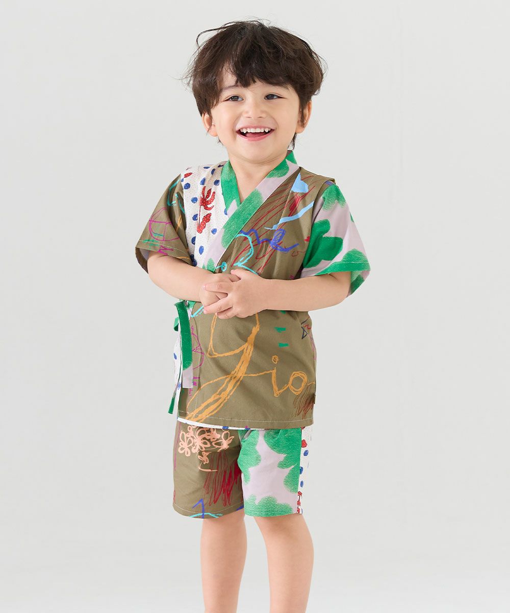 モデル身長：90cm　着用サイズ：90