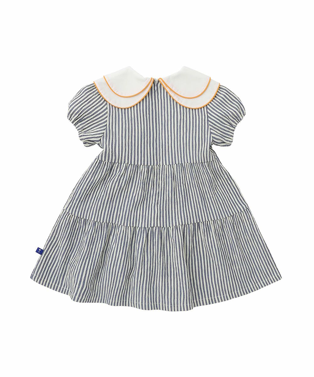 日本限定】ストレッチサッカーストライプワンピース | おしゃれな子供