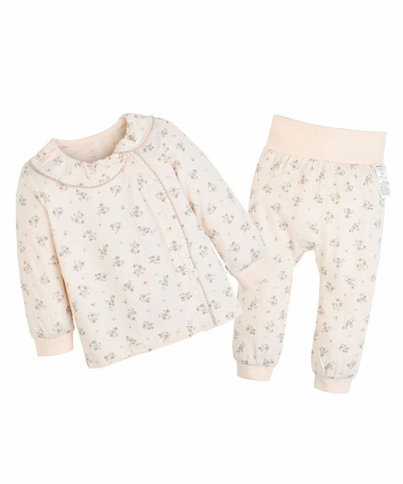 ルームウェア】ミニフラワー長袖トップス＆パンツ | おしゃれな