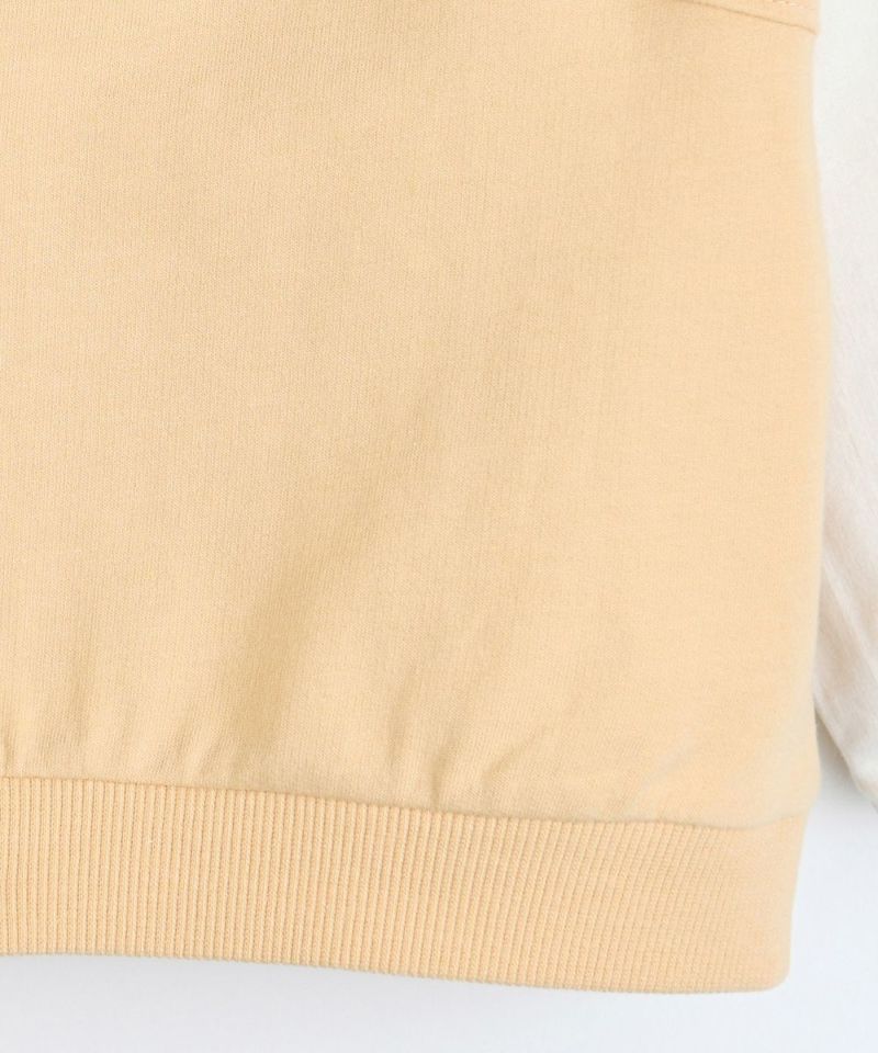 フォックス刺繍配色長袖トップス | おしゃれな子供服 moimoln