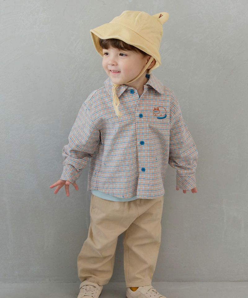 モデル身長：92cm　帽子着用サイズ：50