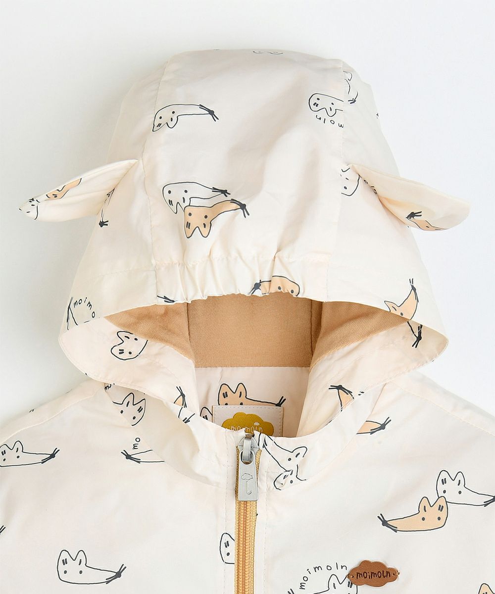 ReRe】耳フード付きアニマルウィンドブレーカー | おしゃれな子供服