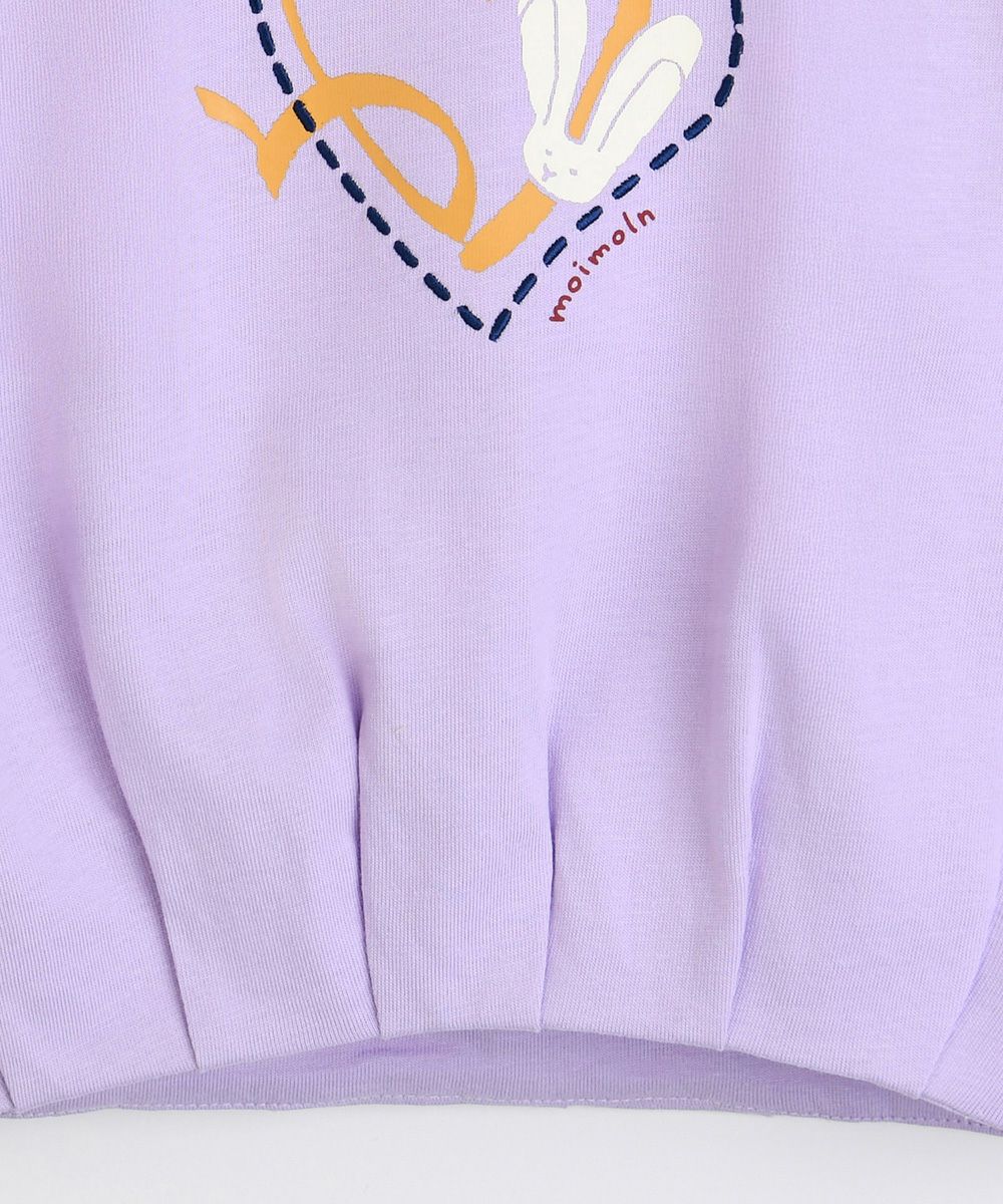 ハートラビット長袖トップス | おしゃれな子供服 moimoln（モイモルン