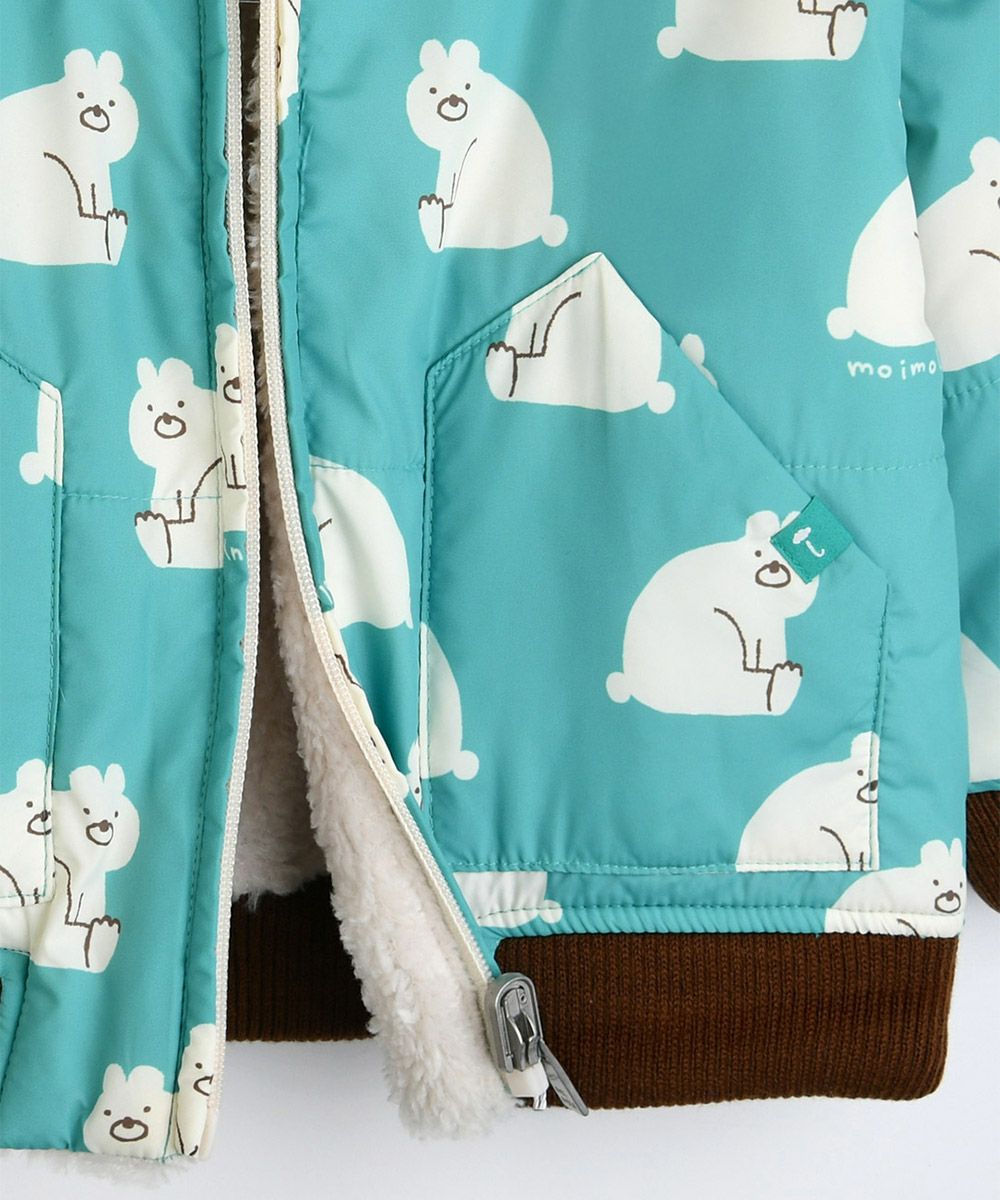 リバーシブルビッグベアパデットブルゾン | おしゃれな子供服 moimoln