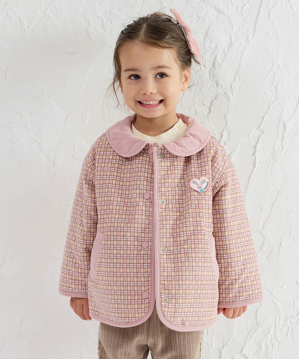 リバーシブルラビット軽量パデットジャケット | おしゃれな子供服