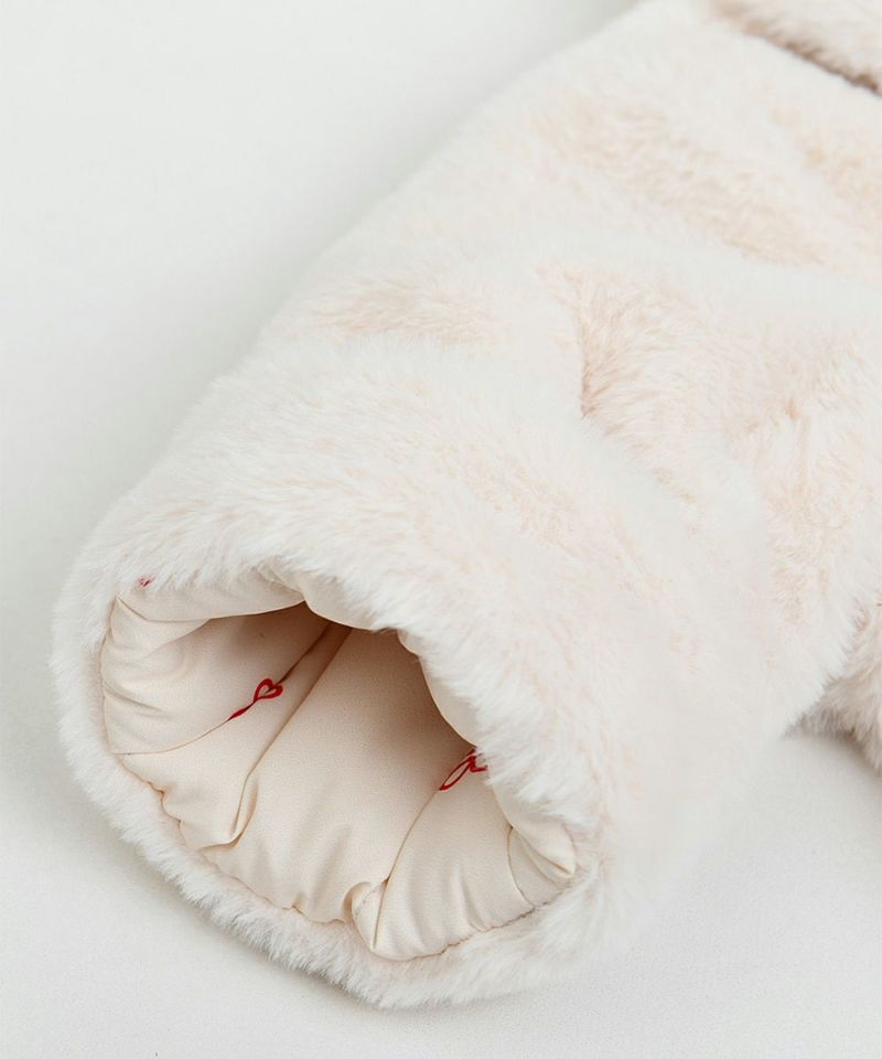 ラブミーフラワーフェイクファーコート | おしゃれな子供服 moimoln