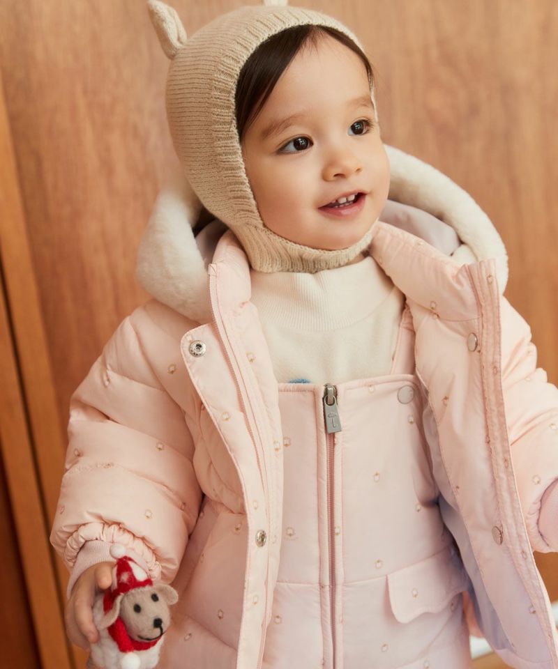 モイモルン　ダウンコート ボエットフリルダウンジャケット | おしゃれな子供服 moimoln