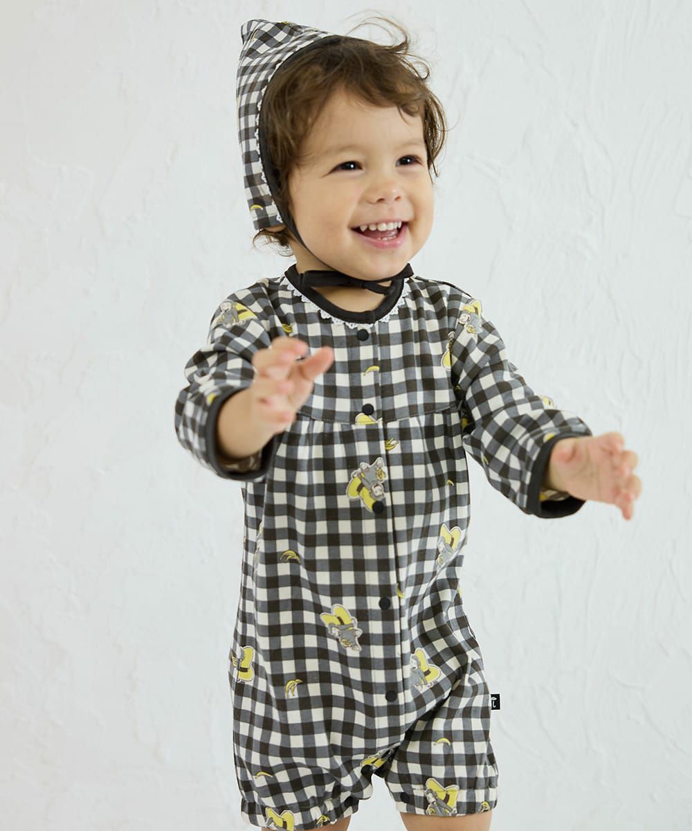 モデル身長：81cm　着用サイズ：80