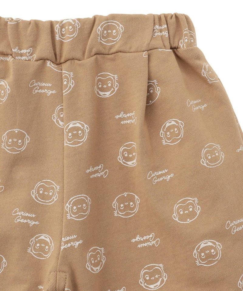 semon♡セット おさるのジョージ X moimoln】フェイスモノグラムセットアップ