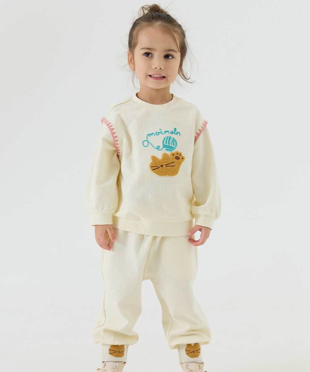 キャット長袖トップス | おしゃれな子供服 moimoln（モイモルン） 公式