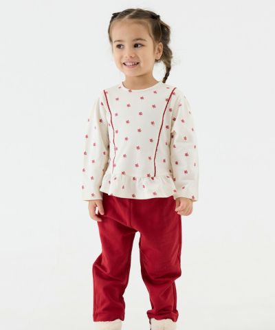 キャットツイルデニムパンツ | おしゃれな子供服 moimoln（モイモルン