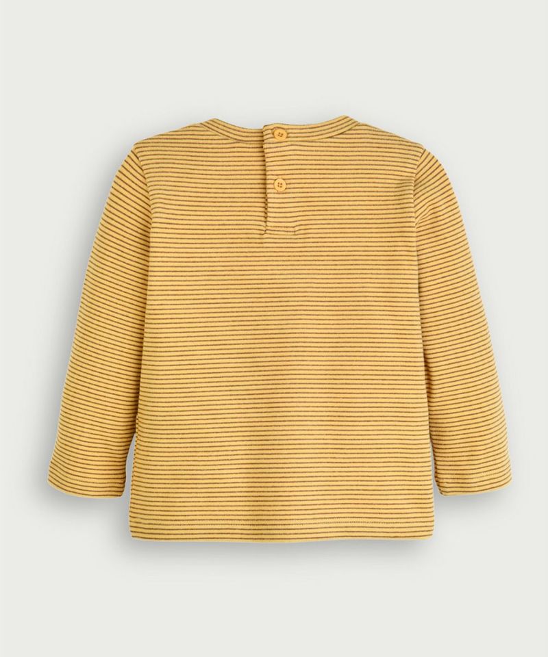 SOFT&】細ボーダー長袖Tシャツ | おしゃれな子供服 moimoln