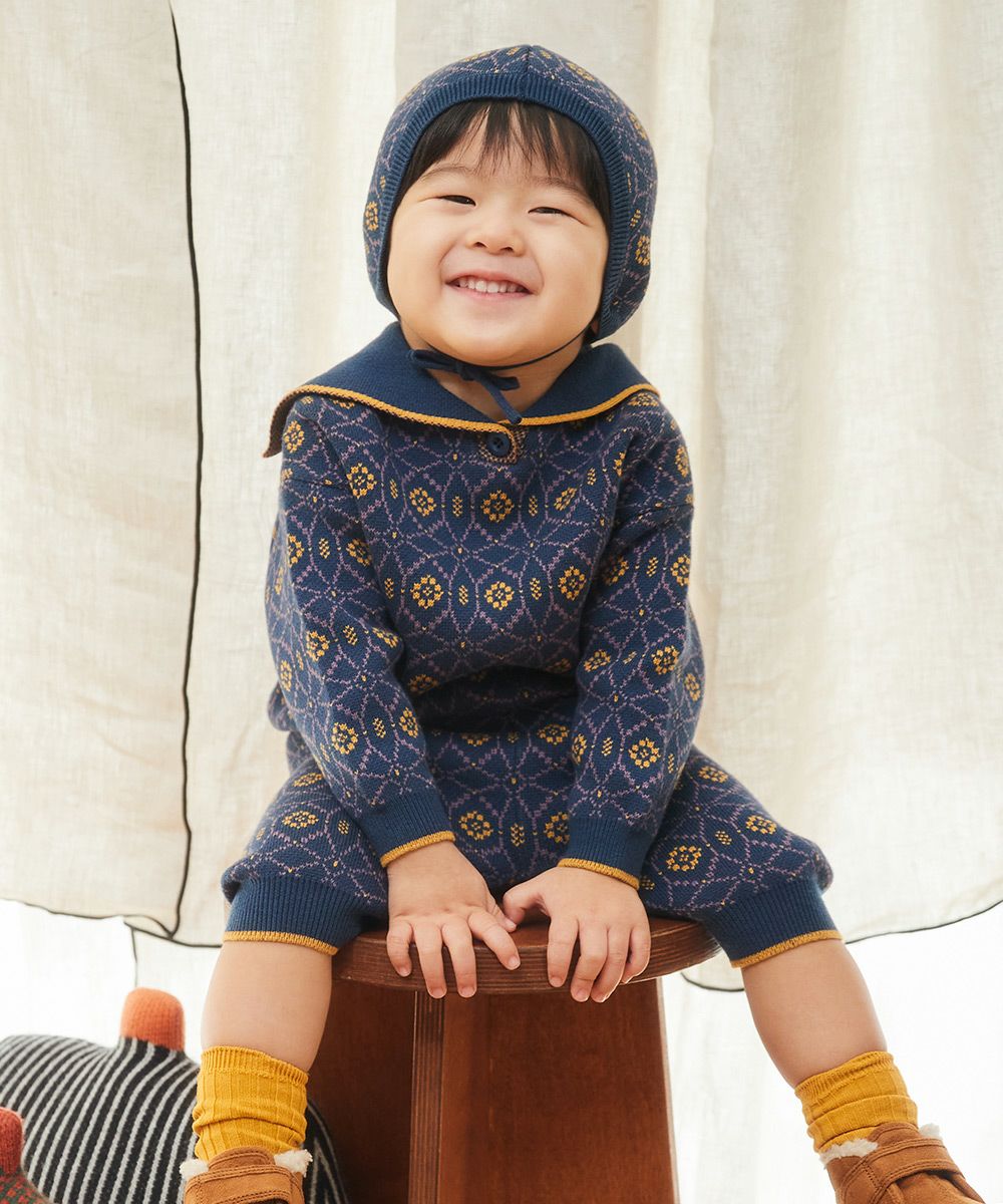 ノルディックニットボンネット帽 | おしゃれな子供服 moimoln