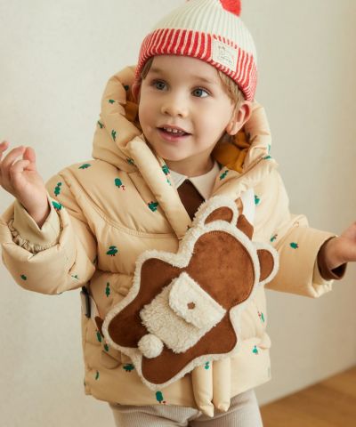 【値下げ】新品未使用moimoln モイモルン　冬用カバーオール 90cm ボアジップダウンカバーオール | おしゃれな子供服 moimoln