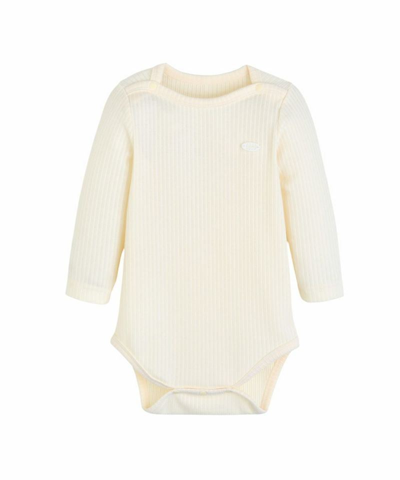 ピゾンアイレット長袖ボディスーツ | おしゃれな子供服 moimoln