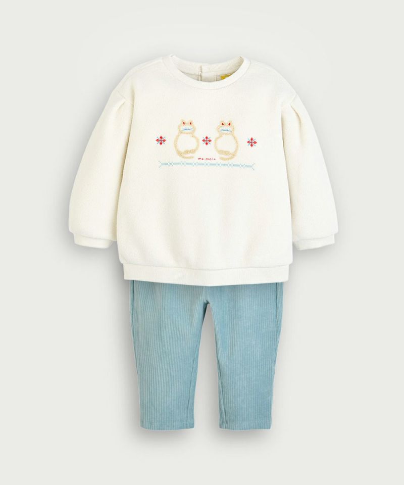セットアップ】キャットフリース長袖トップス＆パンツ | おしゃれな