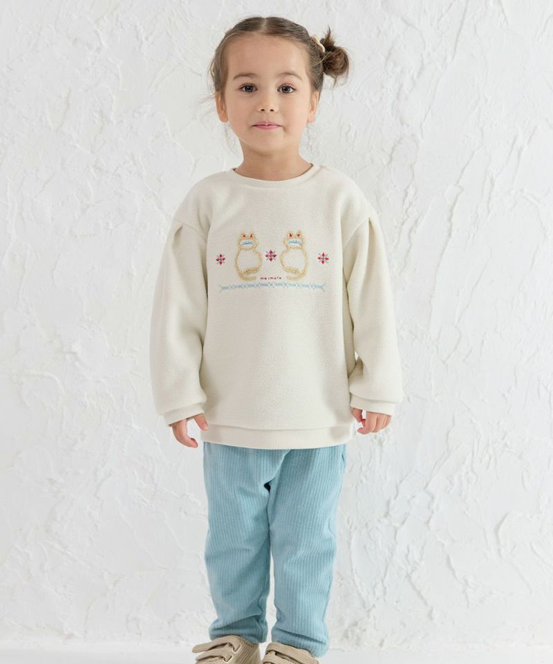 セットアップ】キャットフリース長袖トップス＆パンツ | おしゃれな