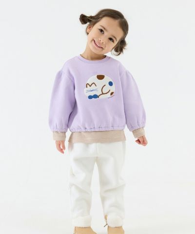 キャットツイルデニムパンツ | おしゃれな子供服 moimoln（モイモルン